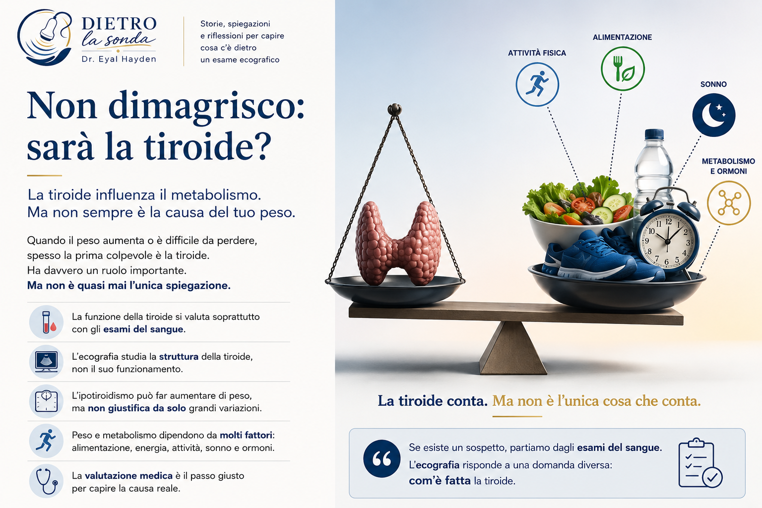 La tiroide e i diversi fattori che influenzano il peso su una bilancia